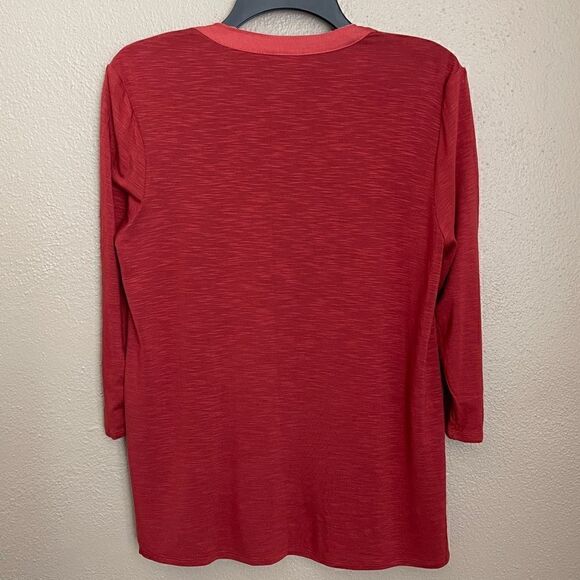 Anthropologie Dolan Left Coast Lucille Rust Peasant Top Size M - Picture 4 of 6